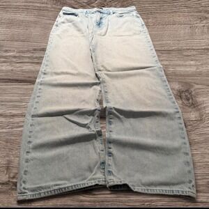 32x32 Blue Baggy Wide Leg Skater Jeans Y2K 2000s Vintage